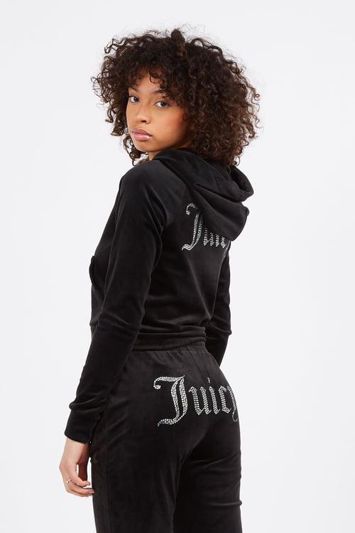 JUICY COUTURE Hoodie zippé Noir
