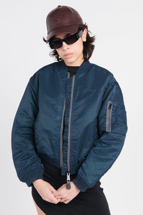 SCHOTT Bomber Bleu