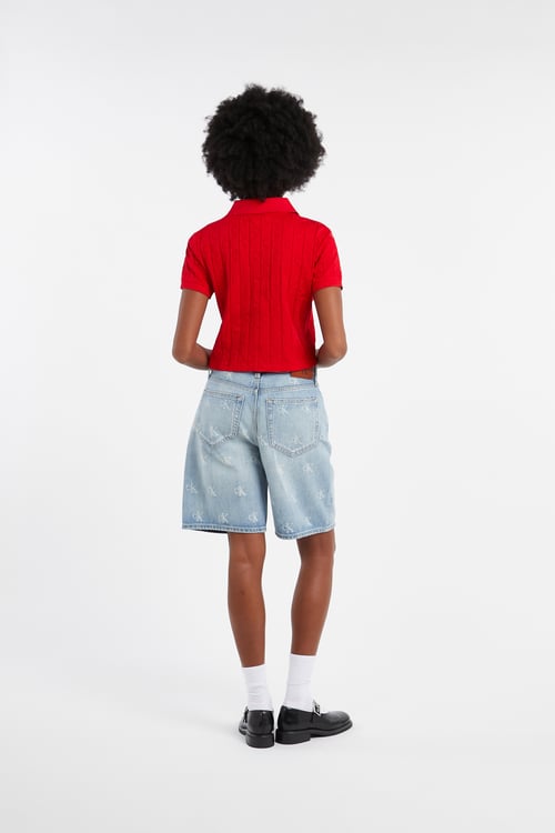 CALVIN KLEIN Polo Rouge