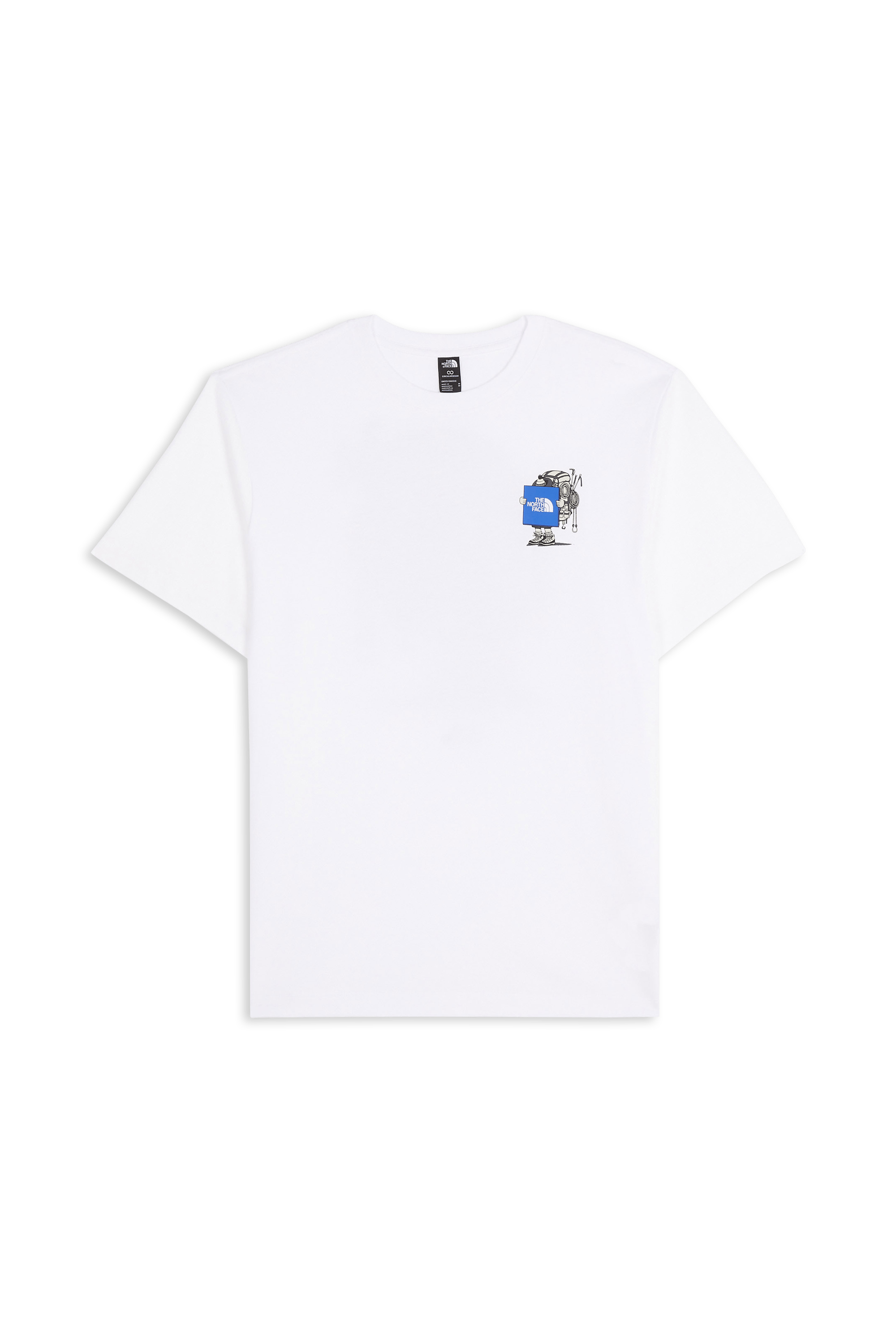 Regular-fit round-neck cotton T-shirt | White THE NORTH FACE Men