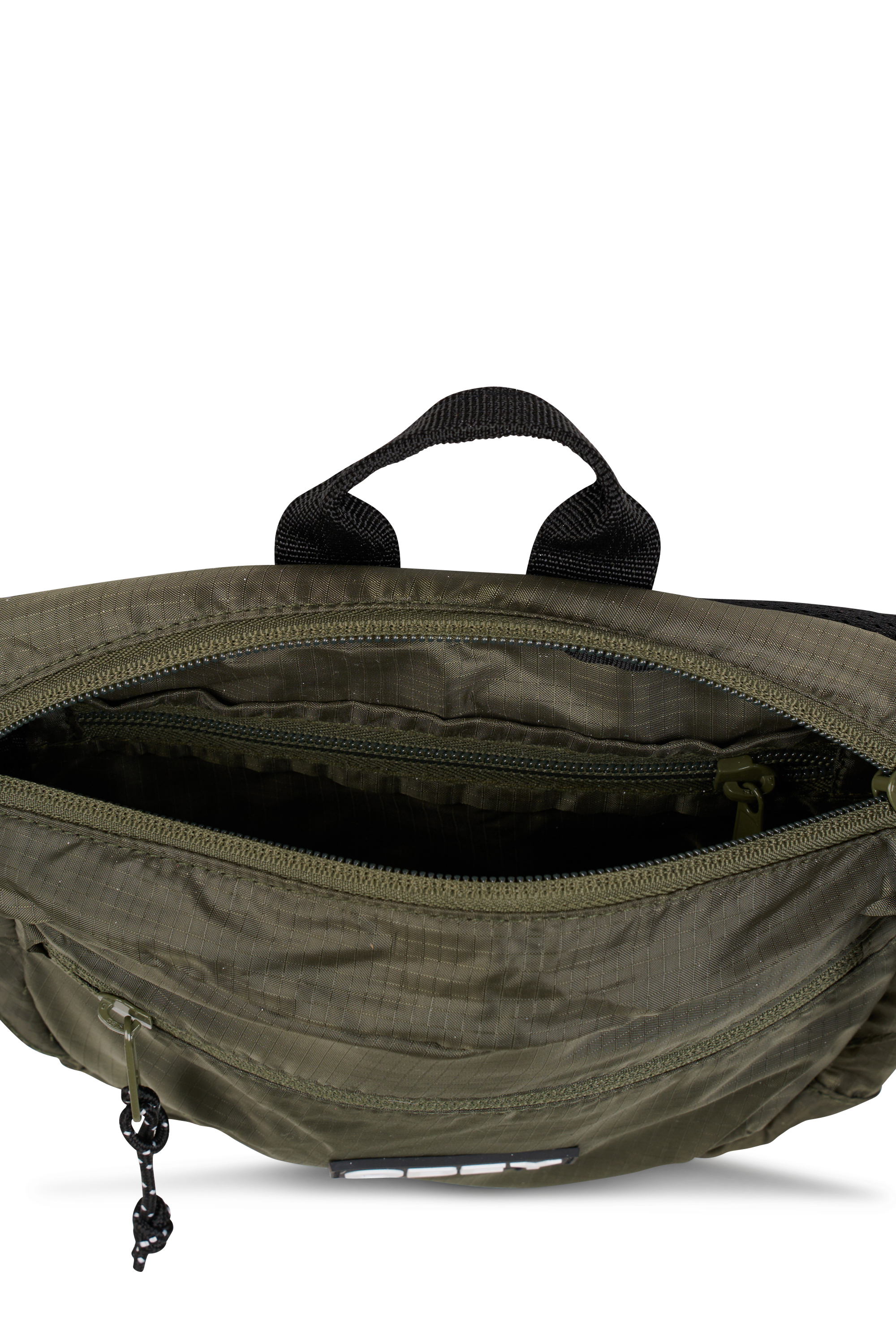 Canvas waist bag Green