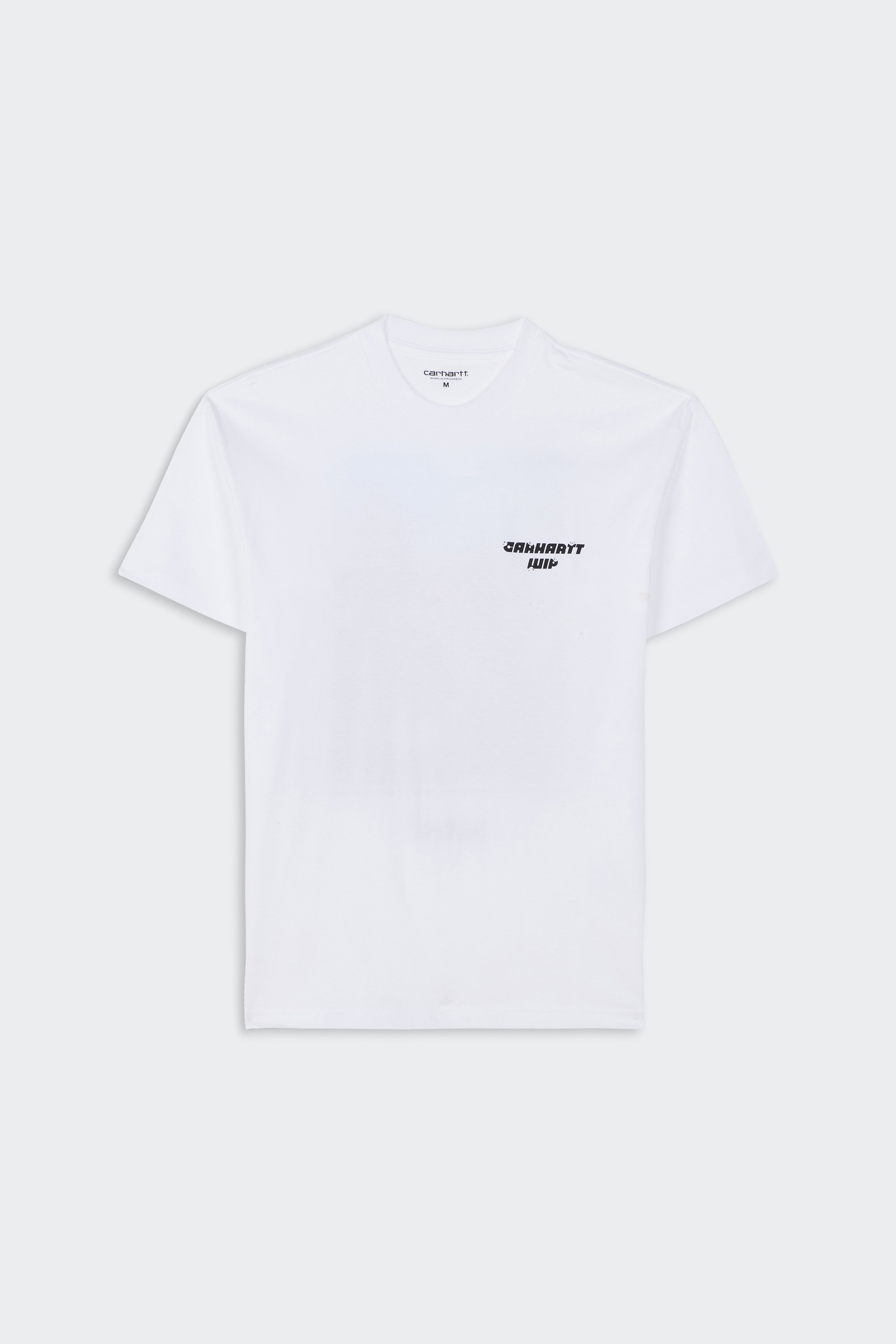 Regular-fit round-neck cotton T-shirt | White by CARHARTT WIP Regular-fit round-neck cotton T-shirt White