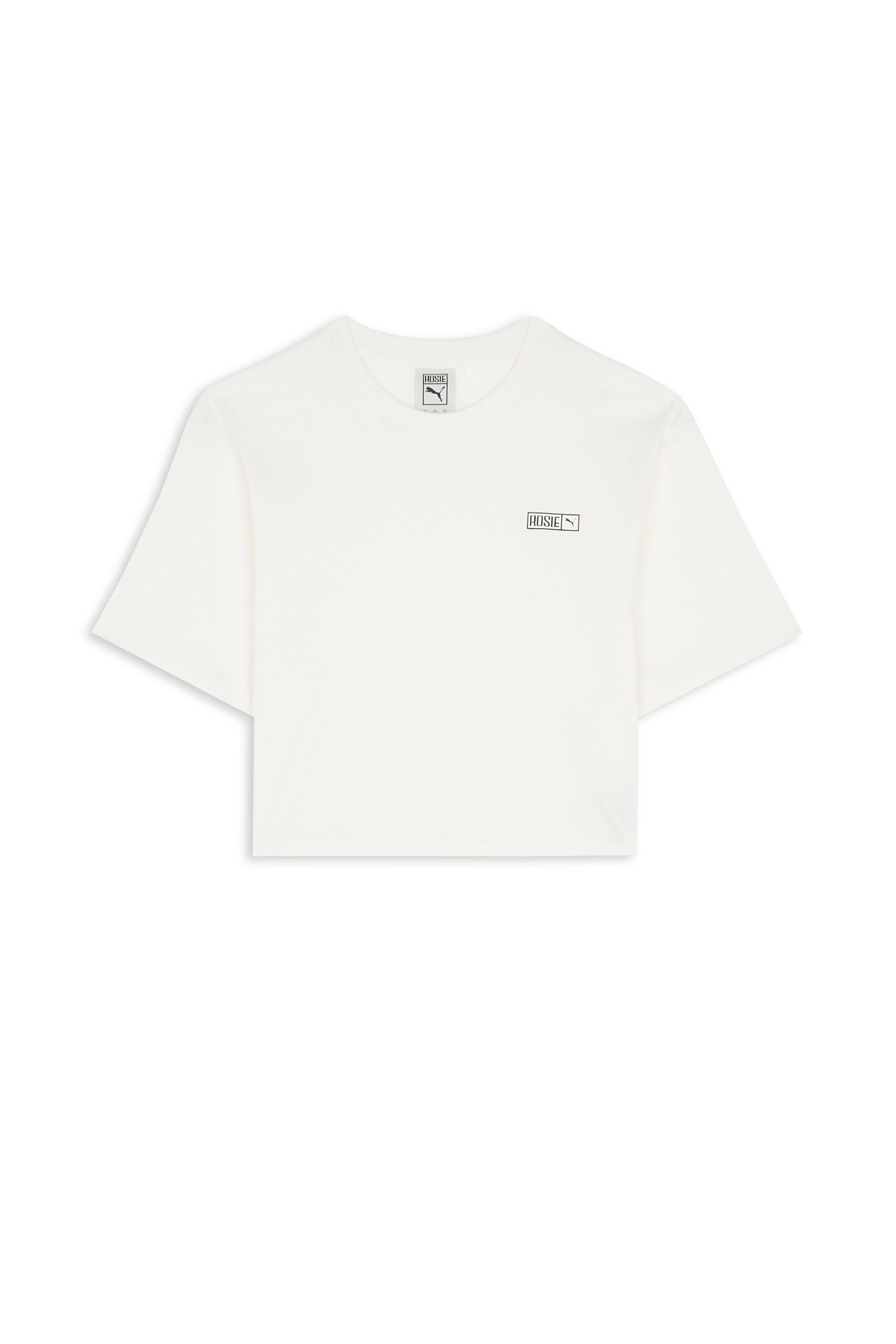 Regular-fit round-neck cotton T-shirt PUMA White