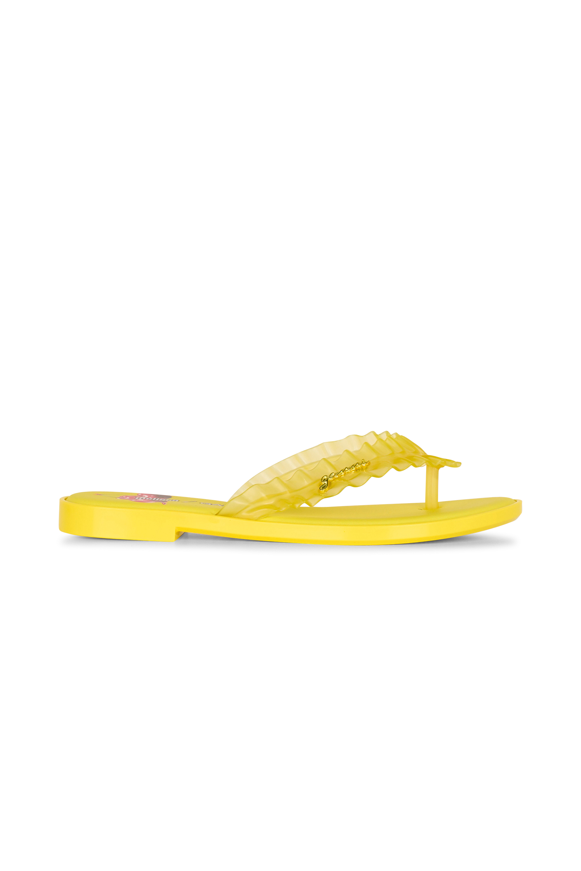 Tongs Melissa x Ganni Yellow