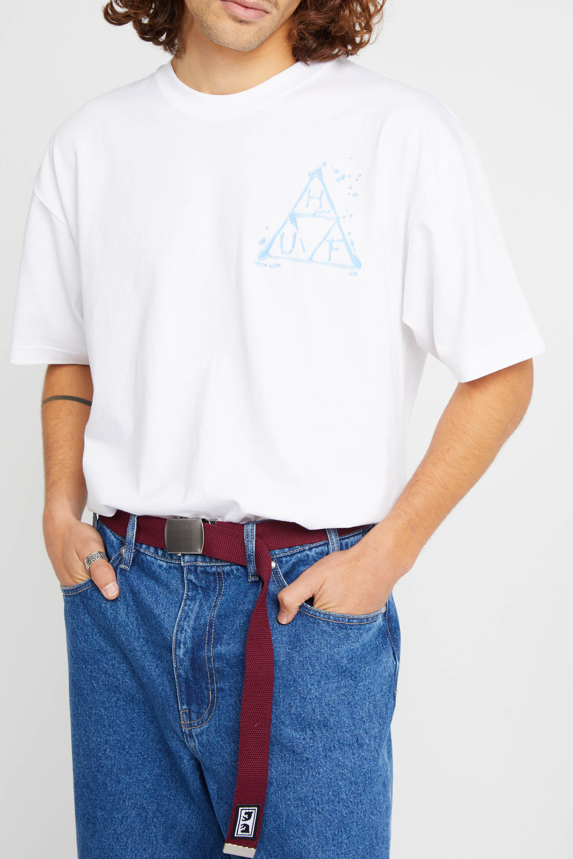 T-shirt | Blanc HUF Homme