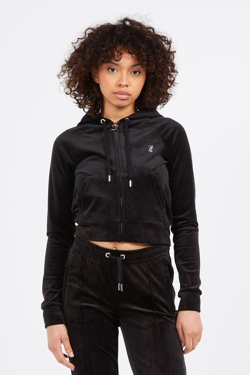 JUICY COUTURE Hoodie zippé Noir