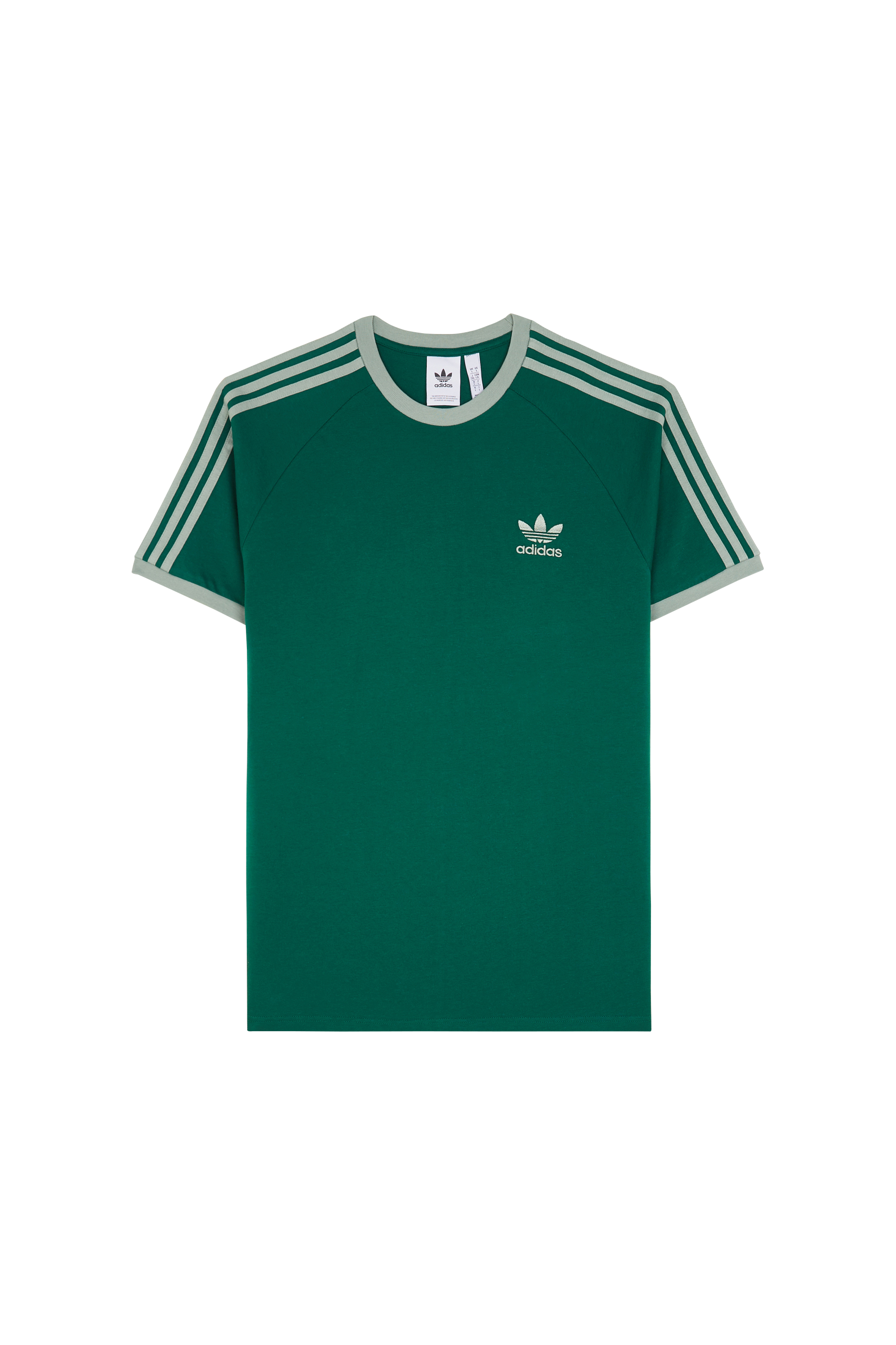 Regular-fit round-neck cotton T-shirt Green