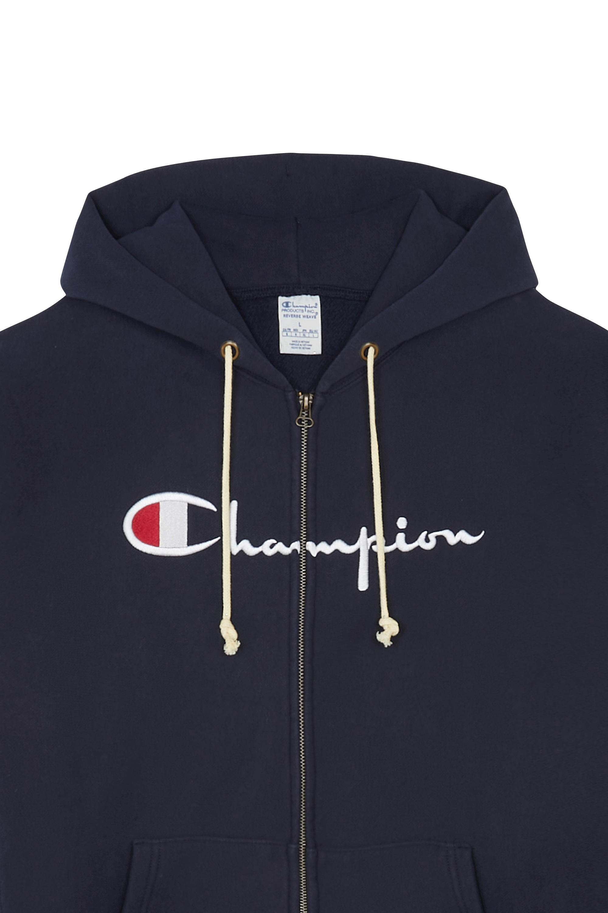 Hoodie zippé Bleu