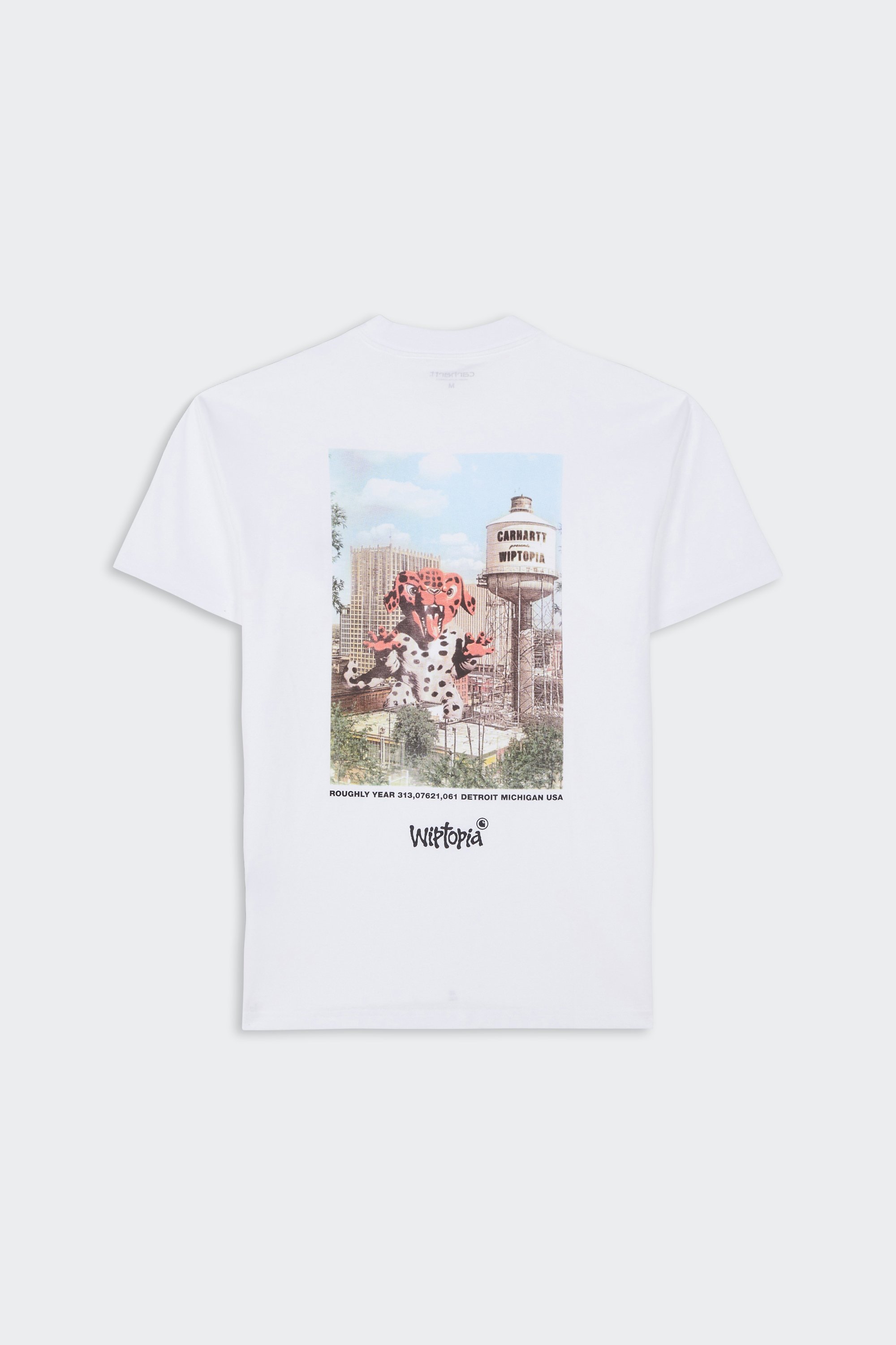 Regular-fit round-neck cotton T-shirt | White by CARHARTT WIP Regular-fit round-neck cotton T-shirt White