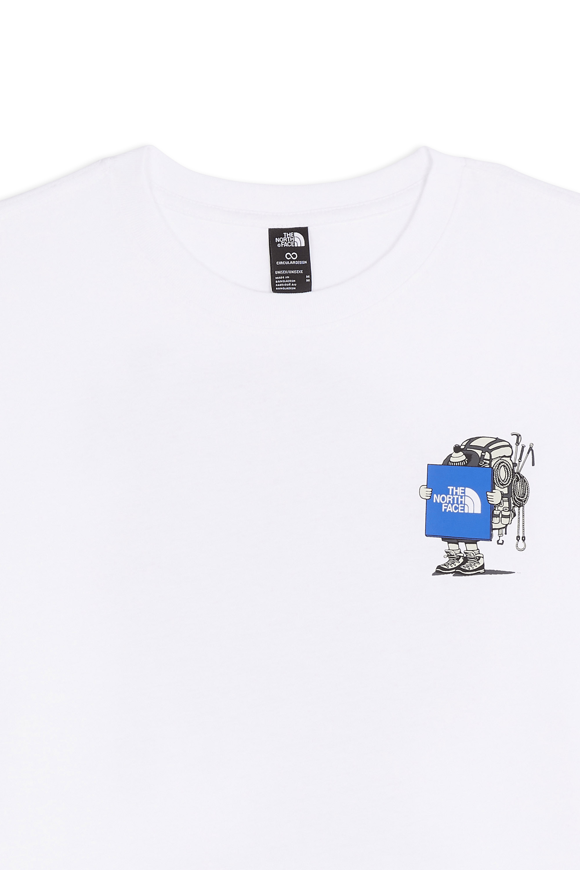 Regular-fit round-neck cotton T-shirt | White THE NORTH FACE Men