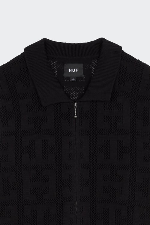 HUF Cardigan Noir