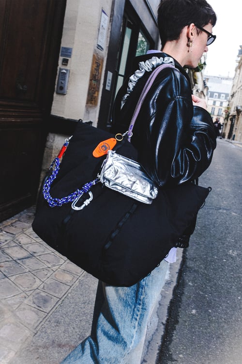 TOPOLOGIE Sac shopping Noir