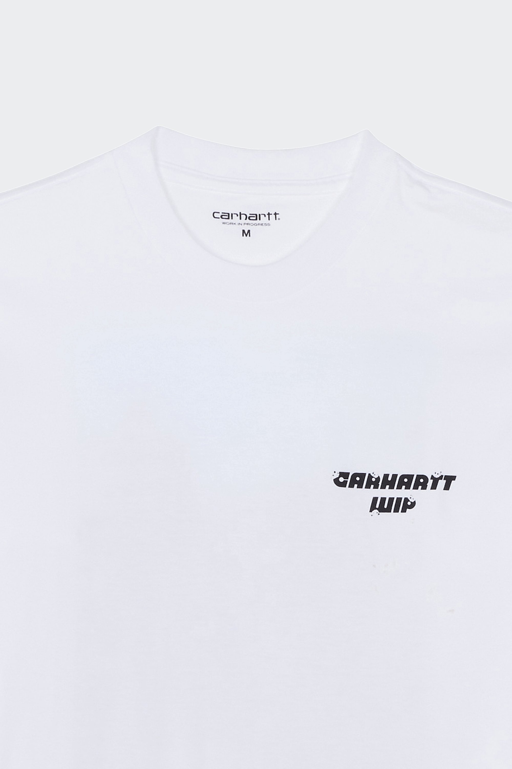 Regular-fit round-neck cotton T-shirt | White by CARHARTT WIP Regular-fit round-neck cotton T-shirt White