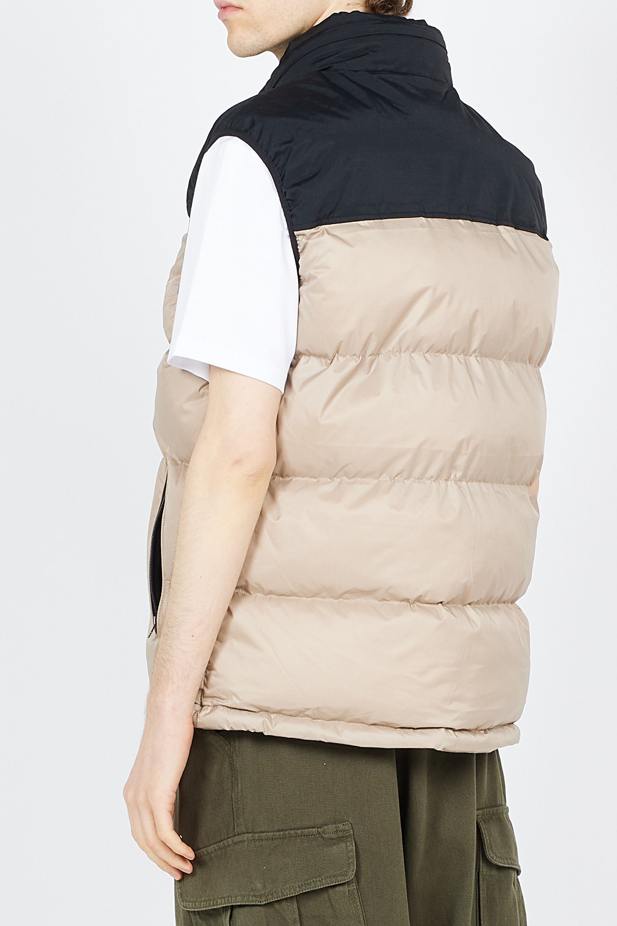 Sleeveless Puffer Jacket | Beige SCHOTT Men