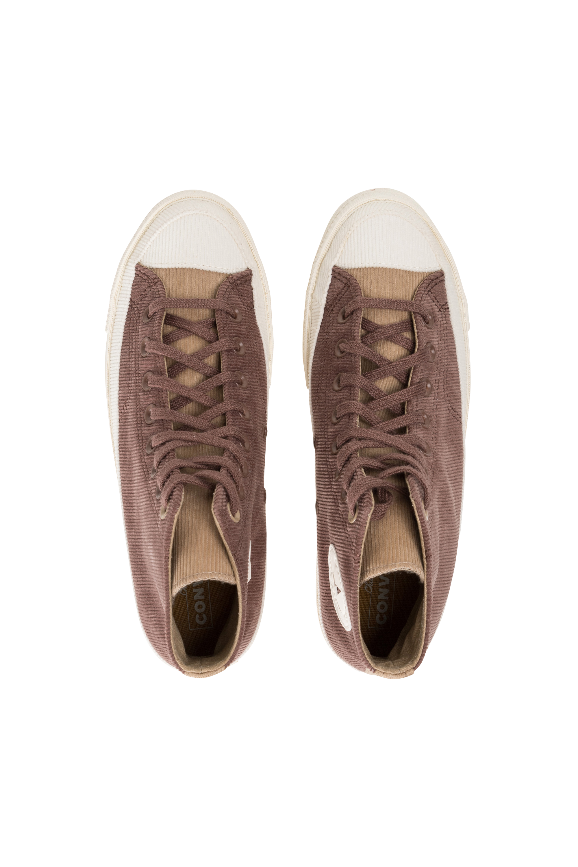 baskets montantes Marron