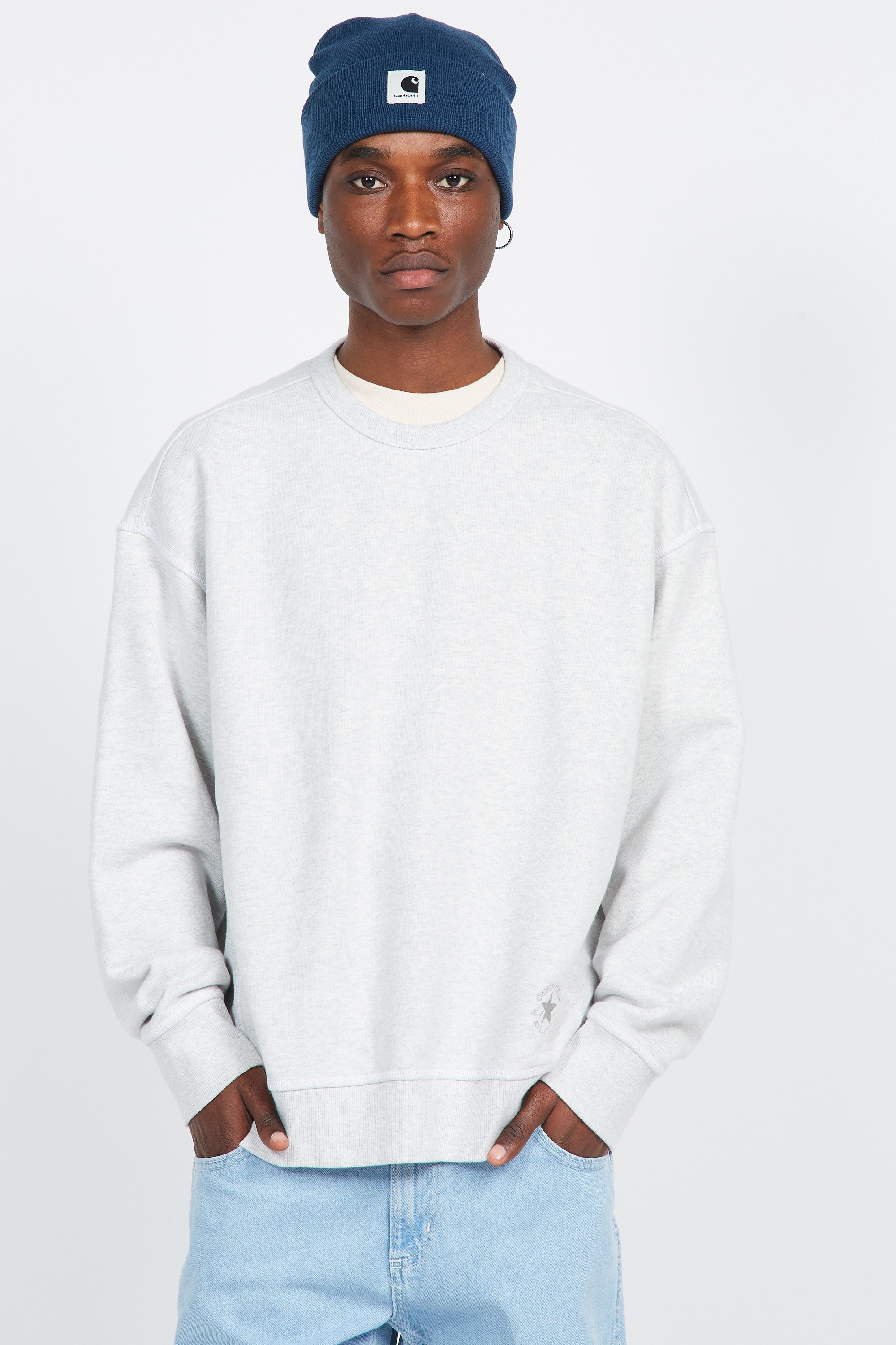 Sweatshirt | Grey by CONVERSE Sweatshirt Grey