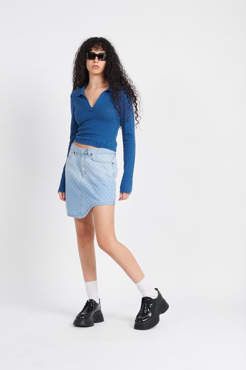 DAILY PAPER Jupe Bleu