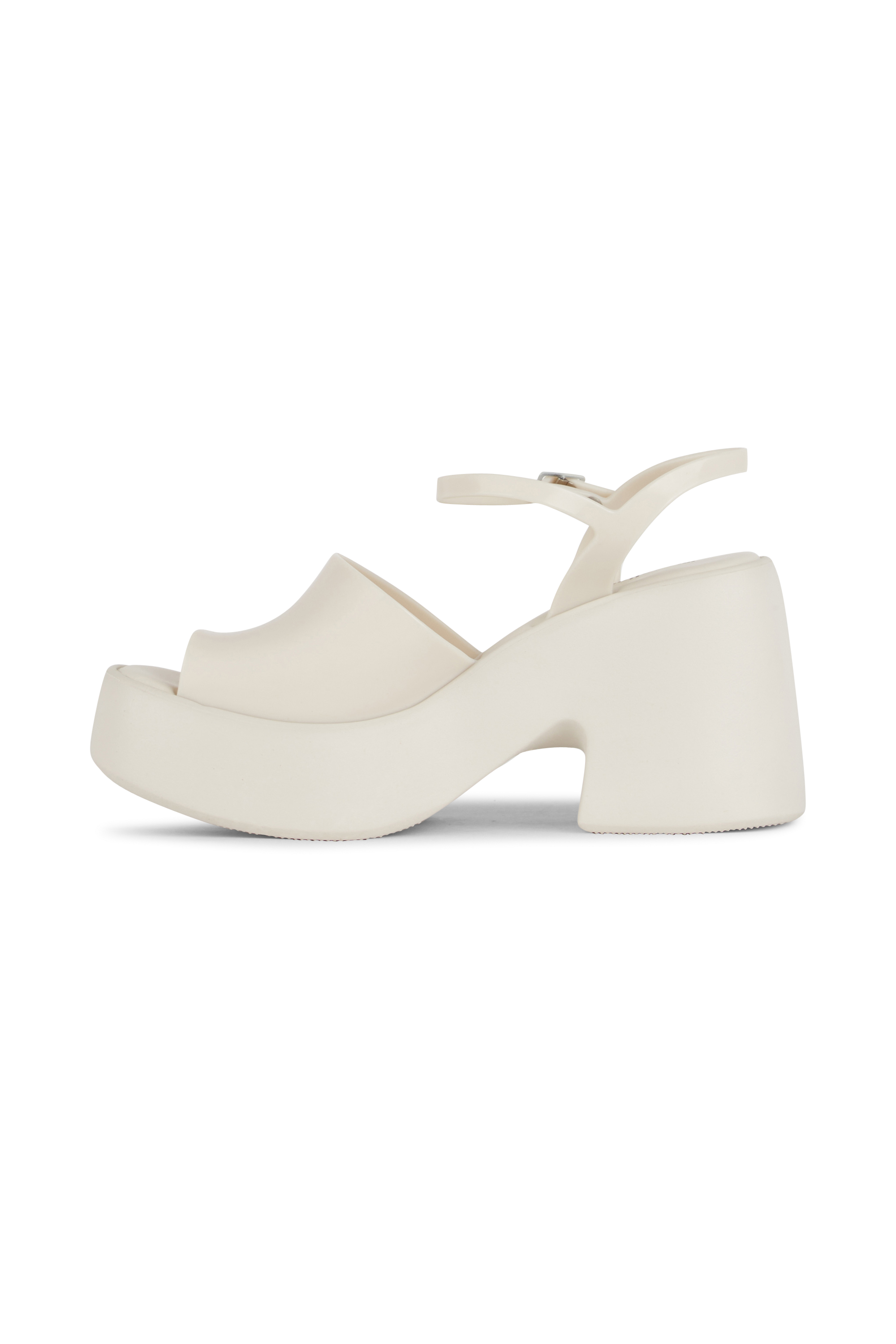 Sandales hautes Beige