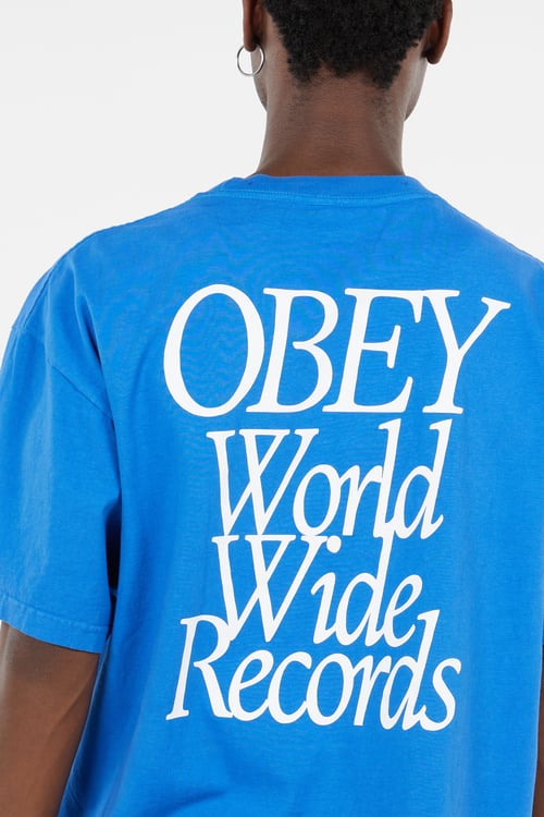 OBEY T-shirt Bleu