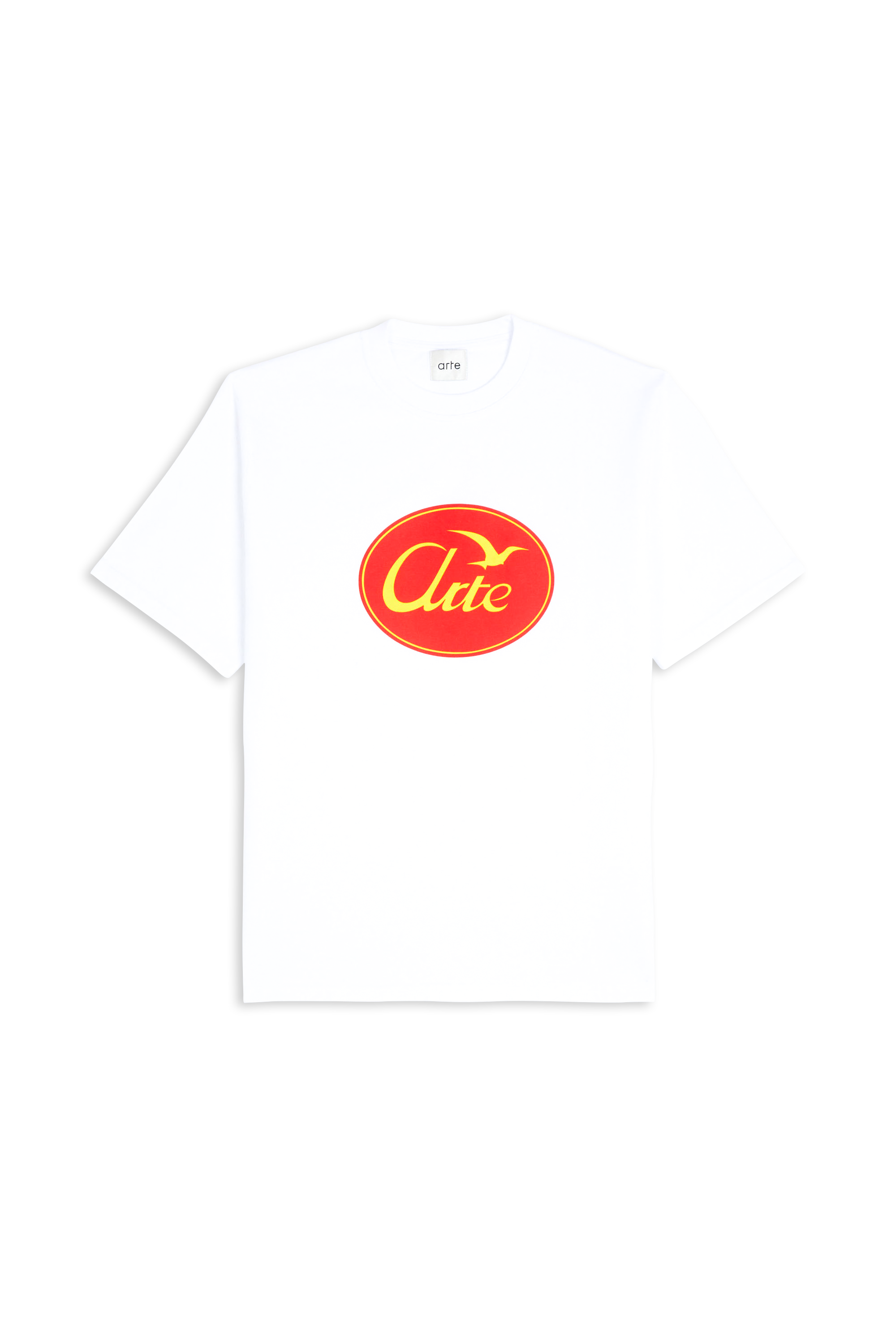 Regular-fit round-neck cotton T-shirt White