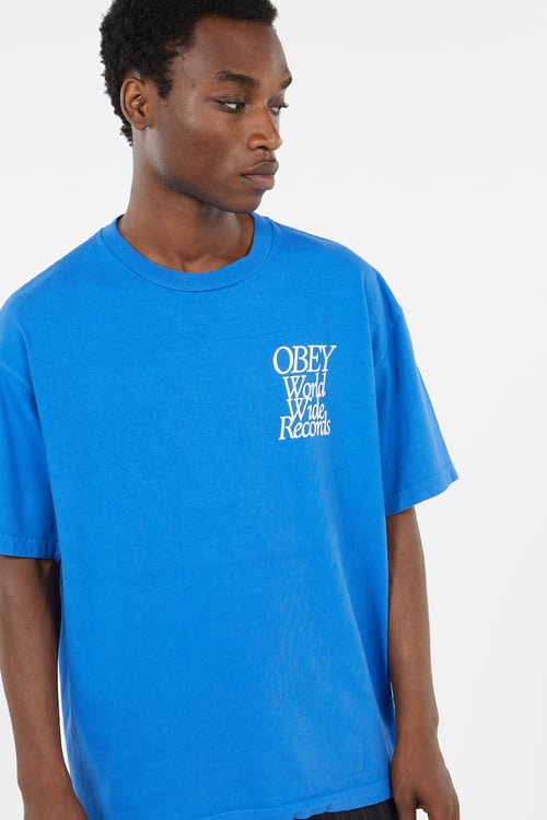 OBEY T-shirt Bleu