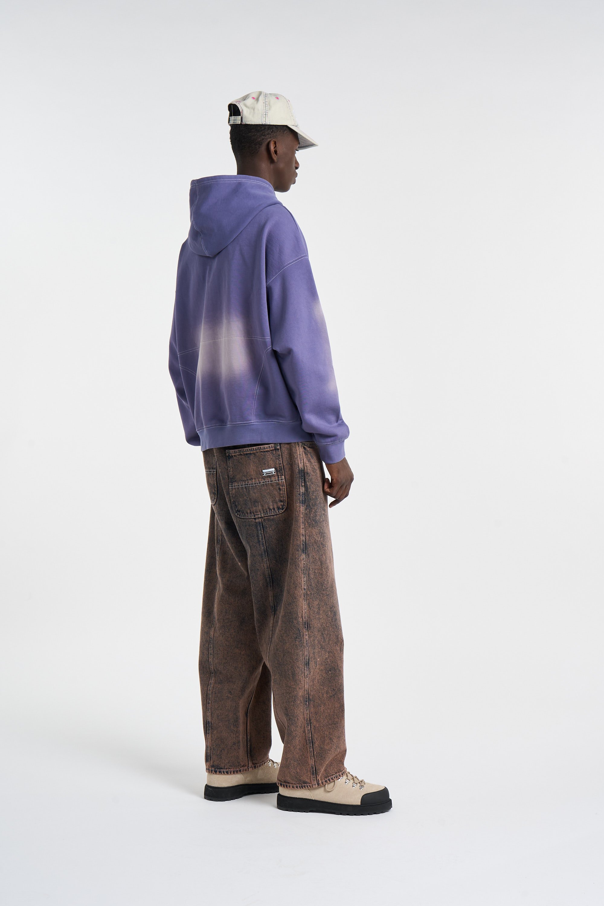 Hoodie zippé Violet