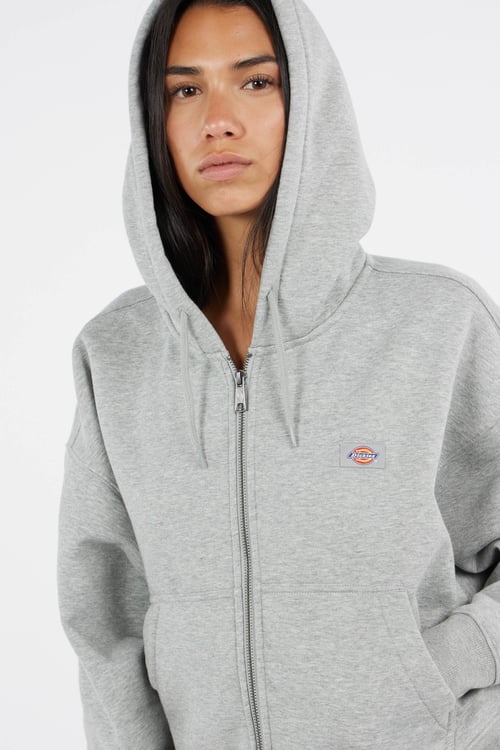 DICKIES Hoodie zippé Gris