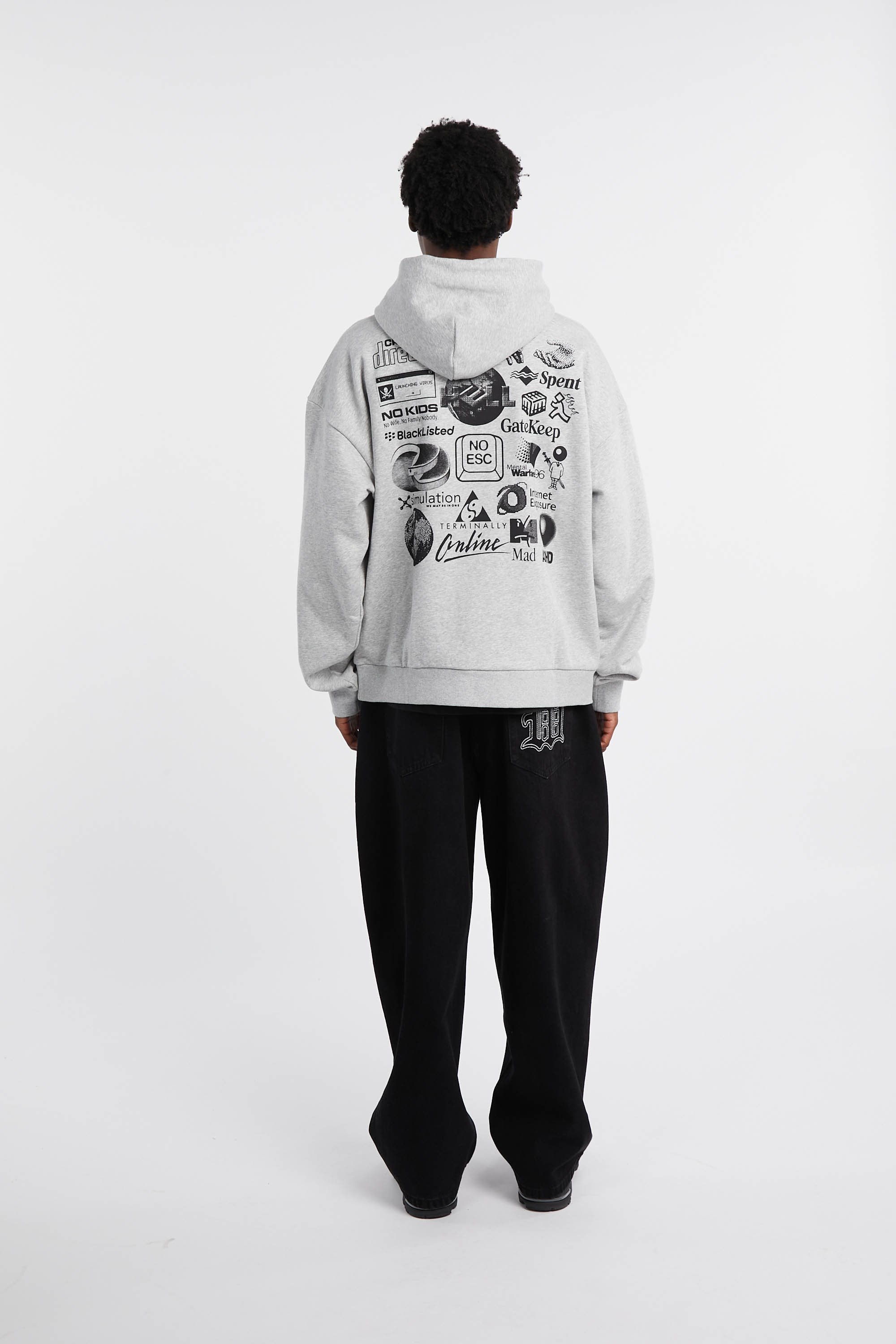Jean | Noir WASTED Homme