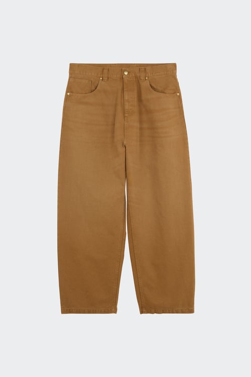 Jean large - Taille S Marron