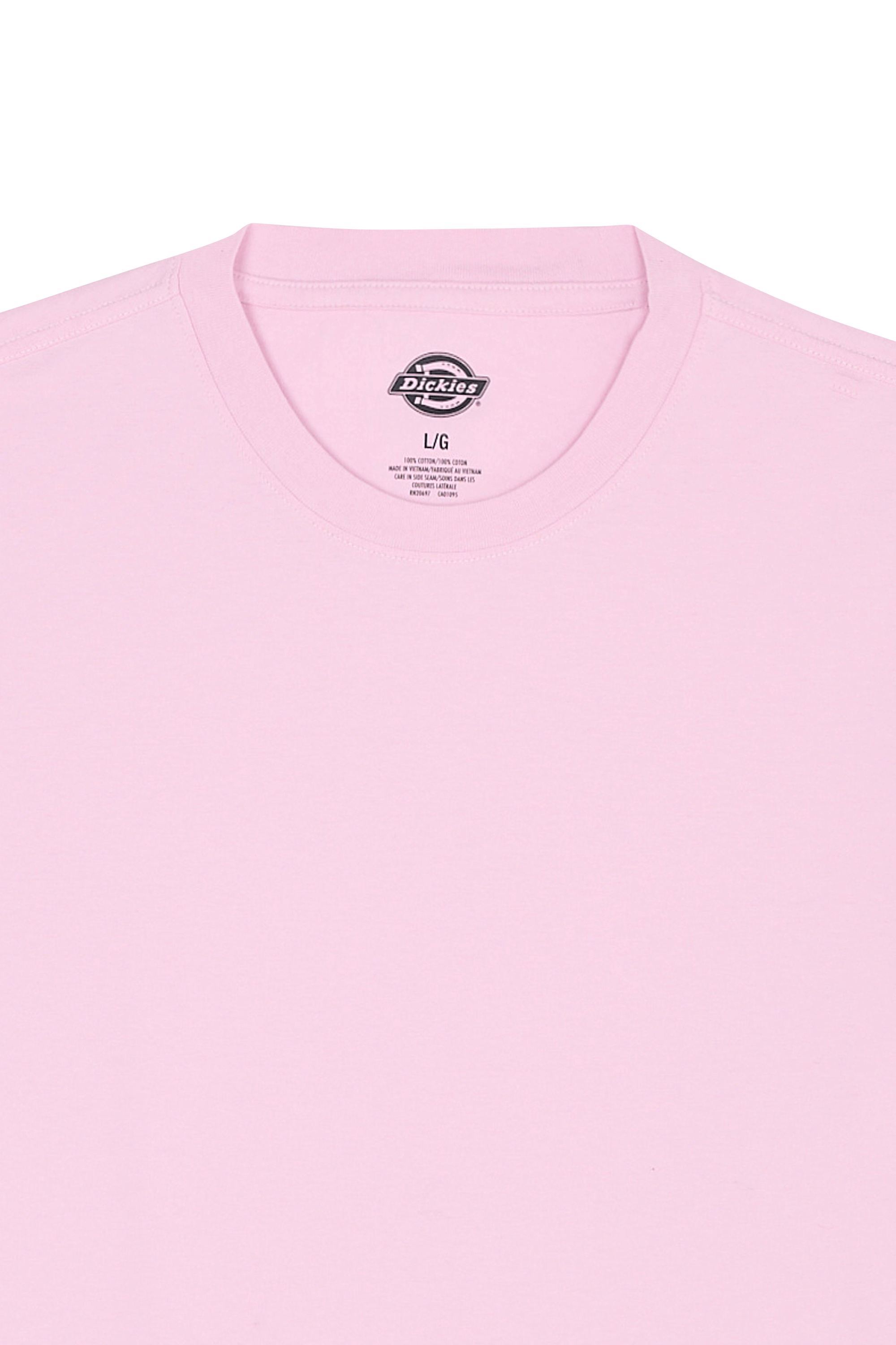 Regular-fit round-neck cotton T-shirt | Pink DICKIES Men