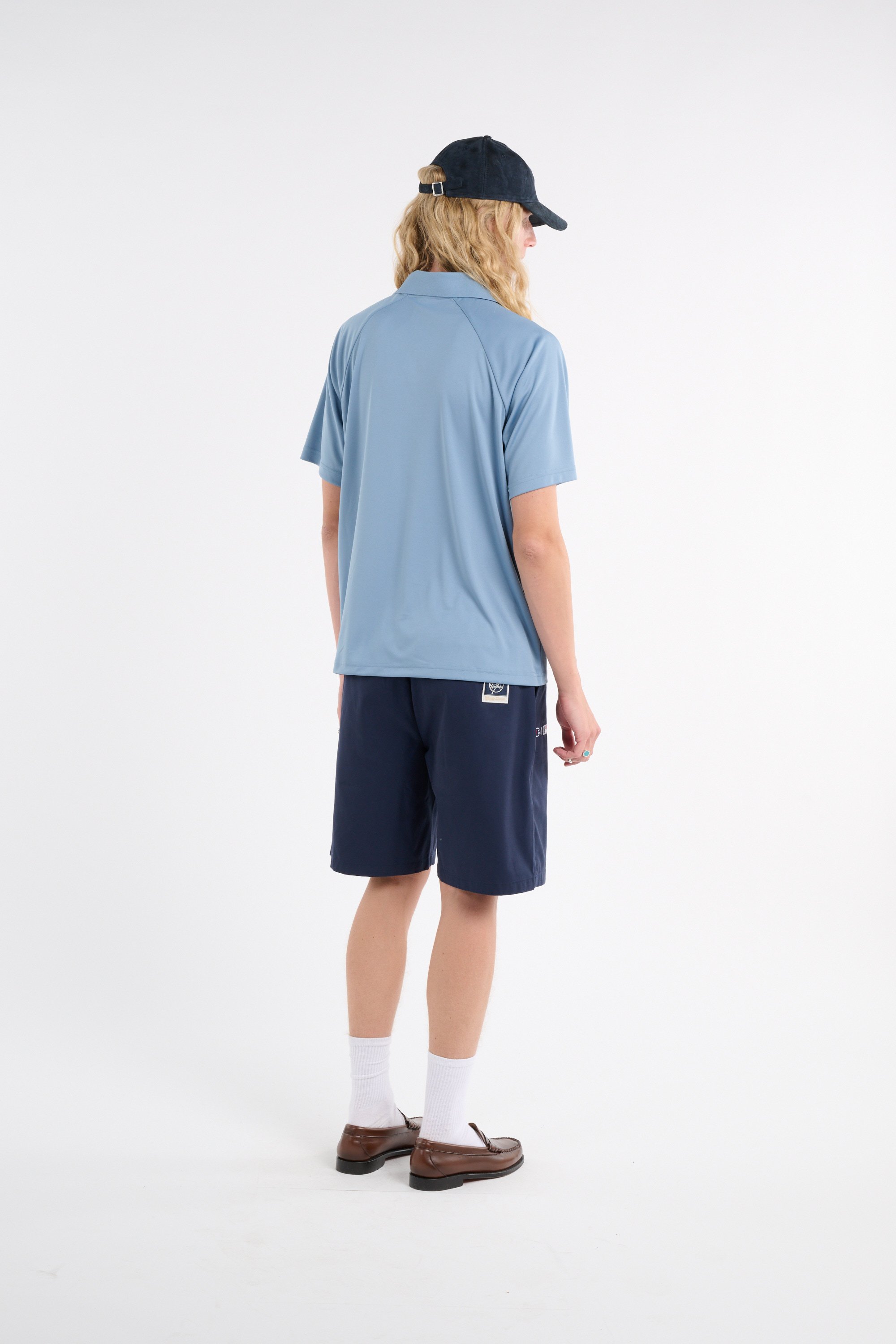 Regular-fit cotton piqué polo shirt | Blue CHAMPION Men