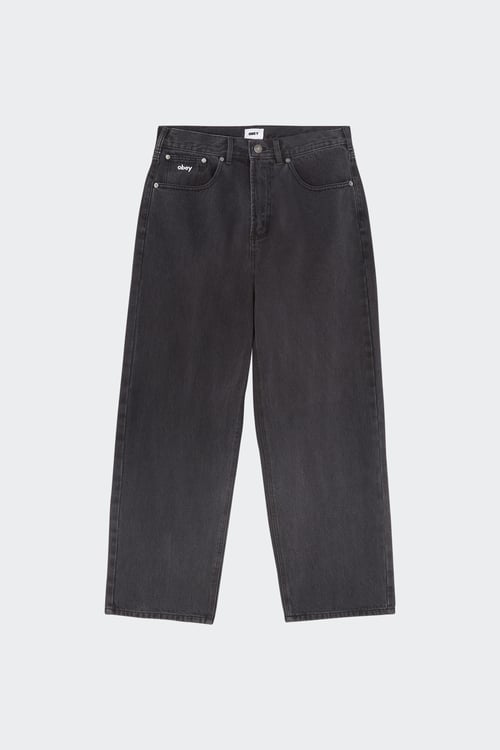 Obey - Jean - Taille 29 Noir homme