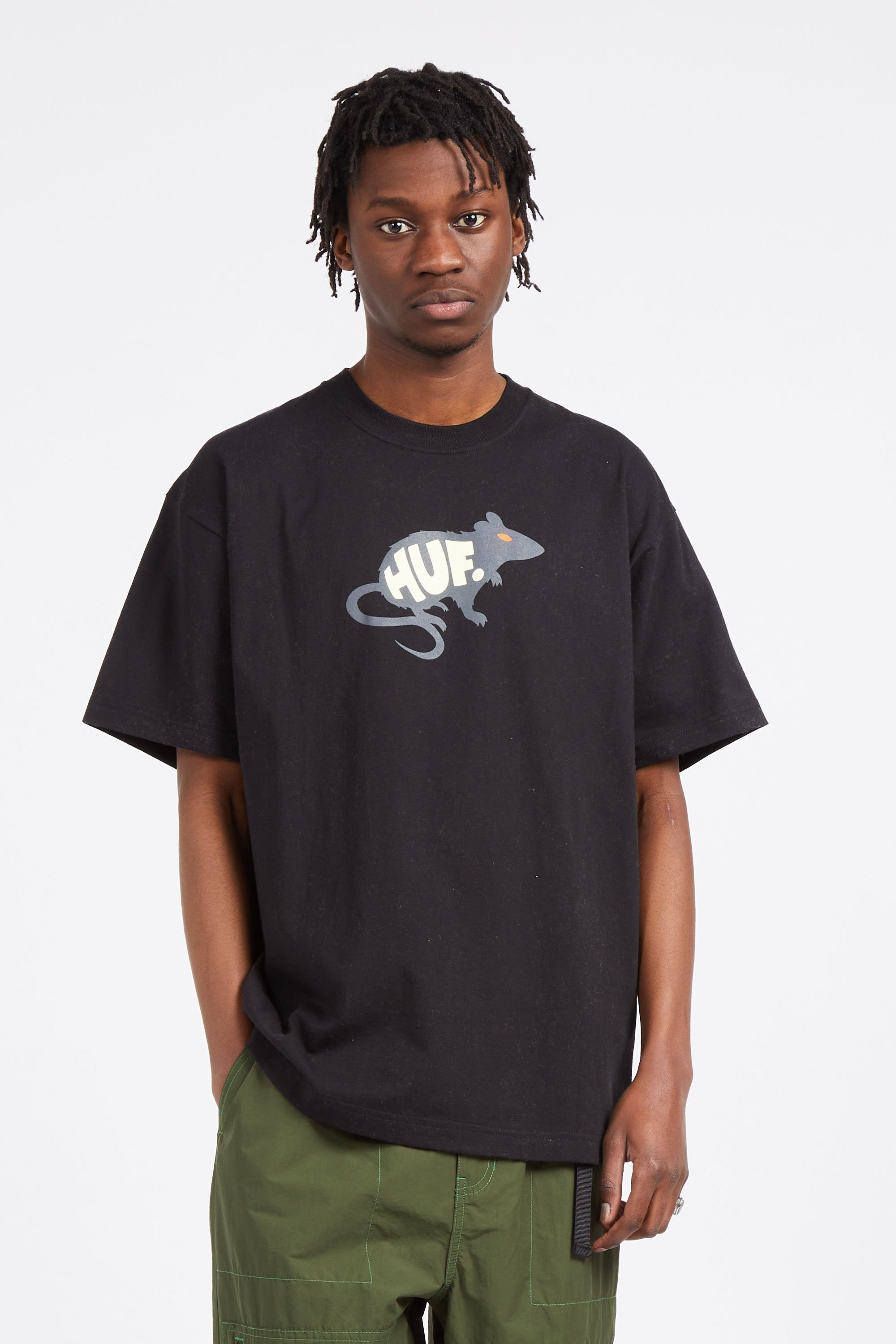 T-shirt | Noir HUF Homme