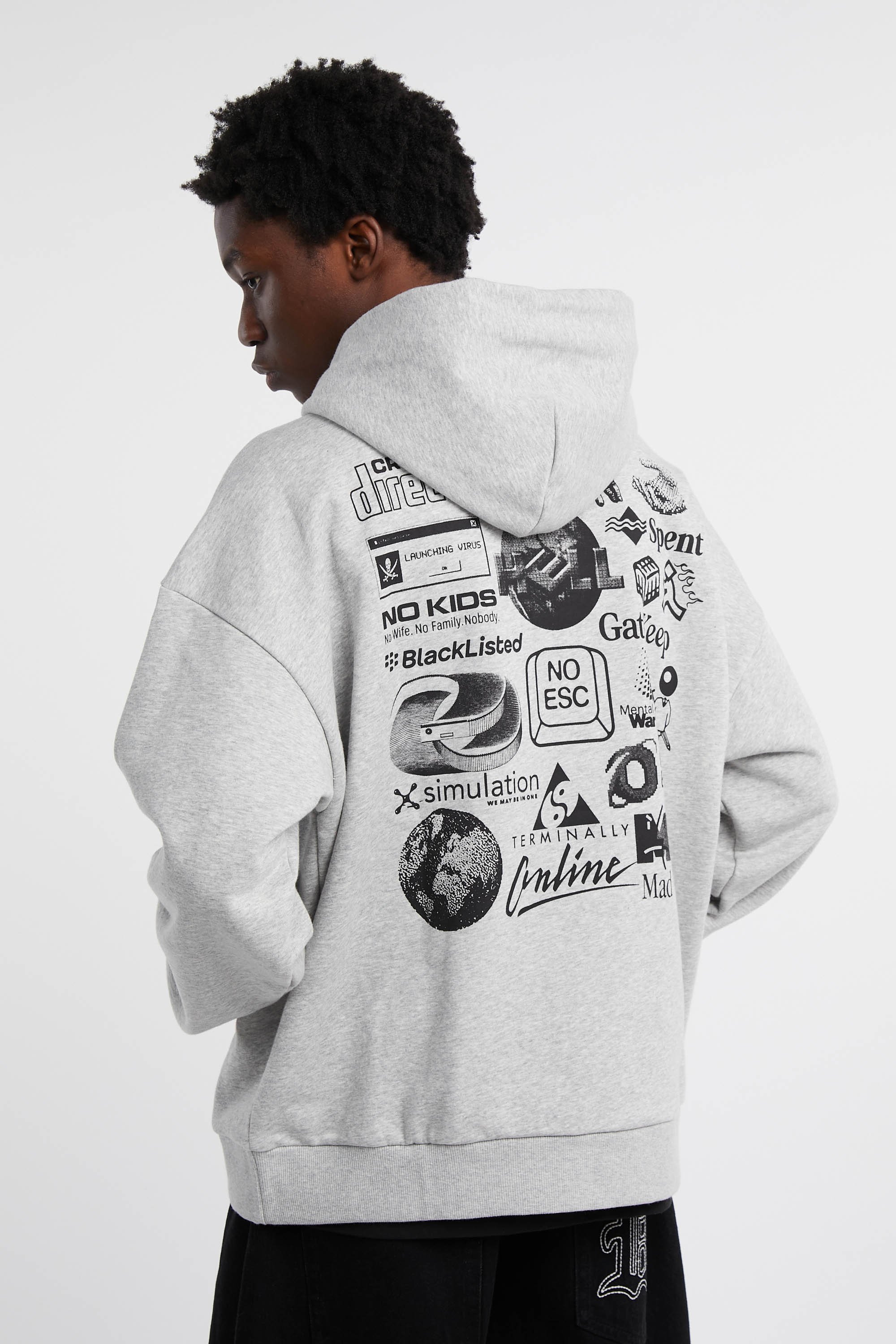 Hoodie | Grey MARKET Men