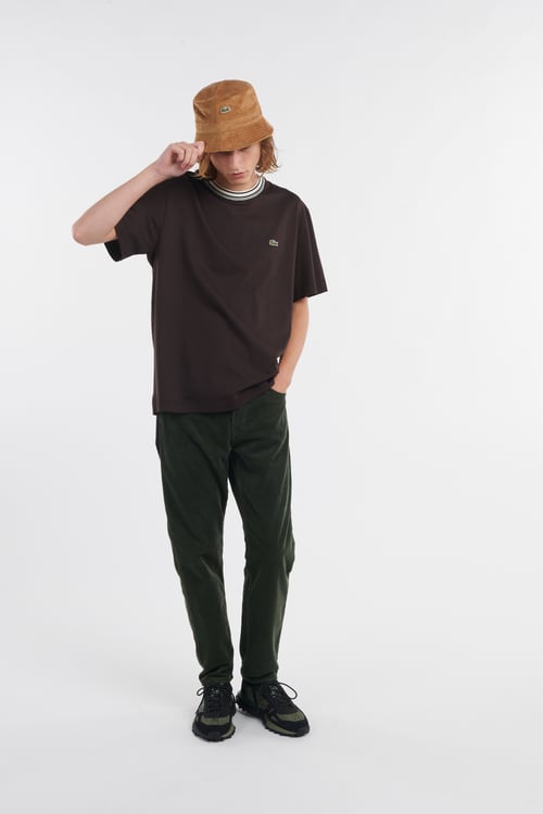 LACOSTE T-shirt Marron