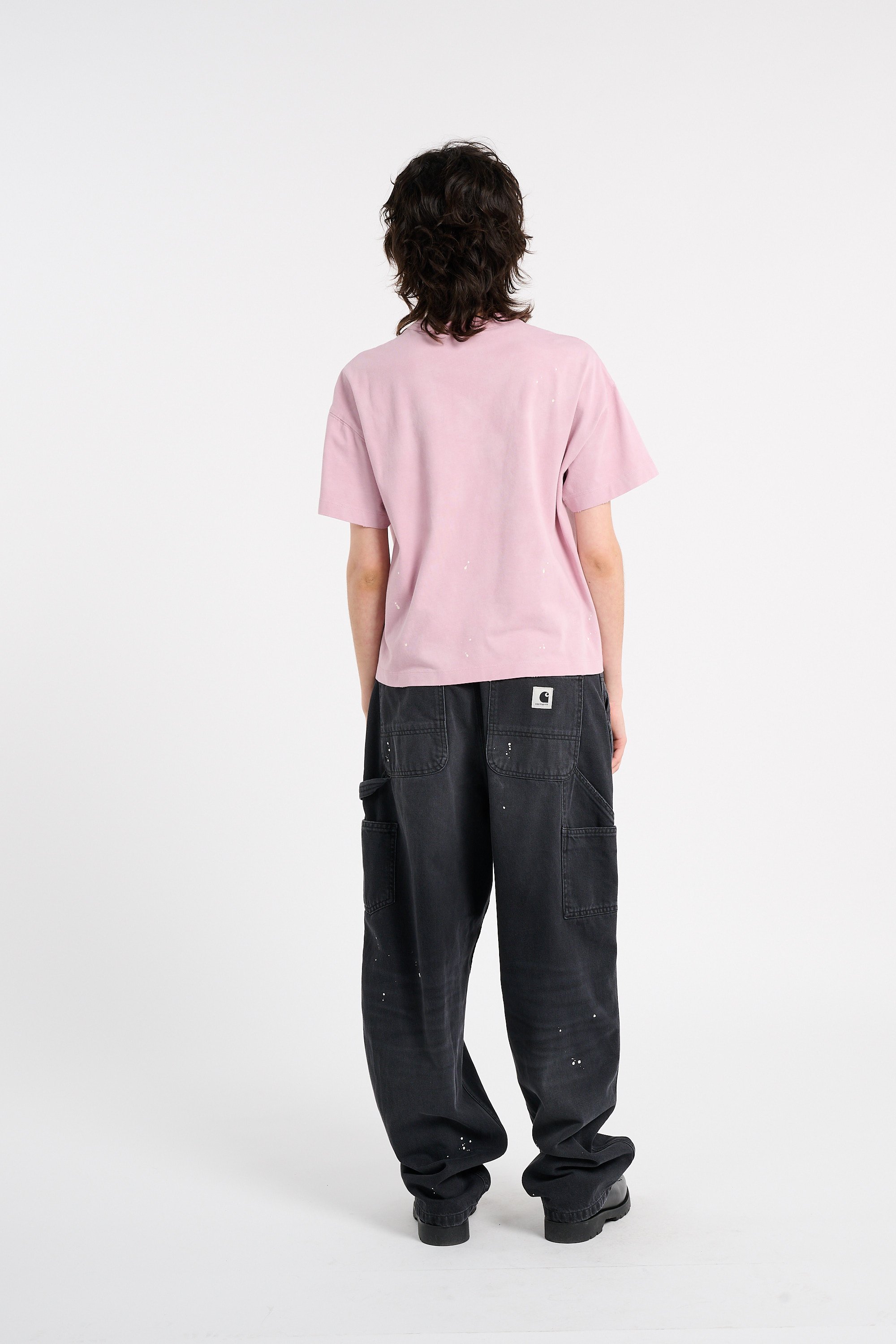 Regular-fit round-neck cotton T-shirt | Pink CARHARTT WIP Women