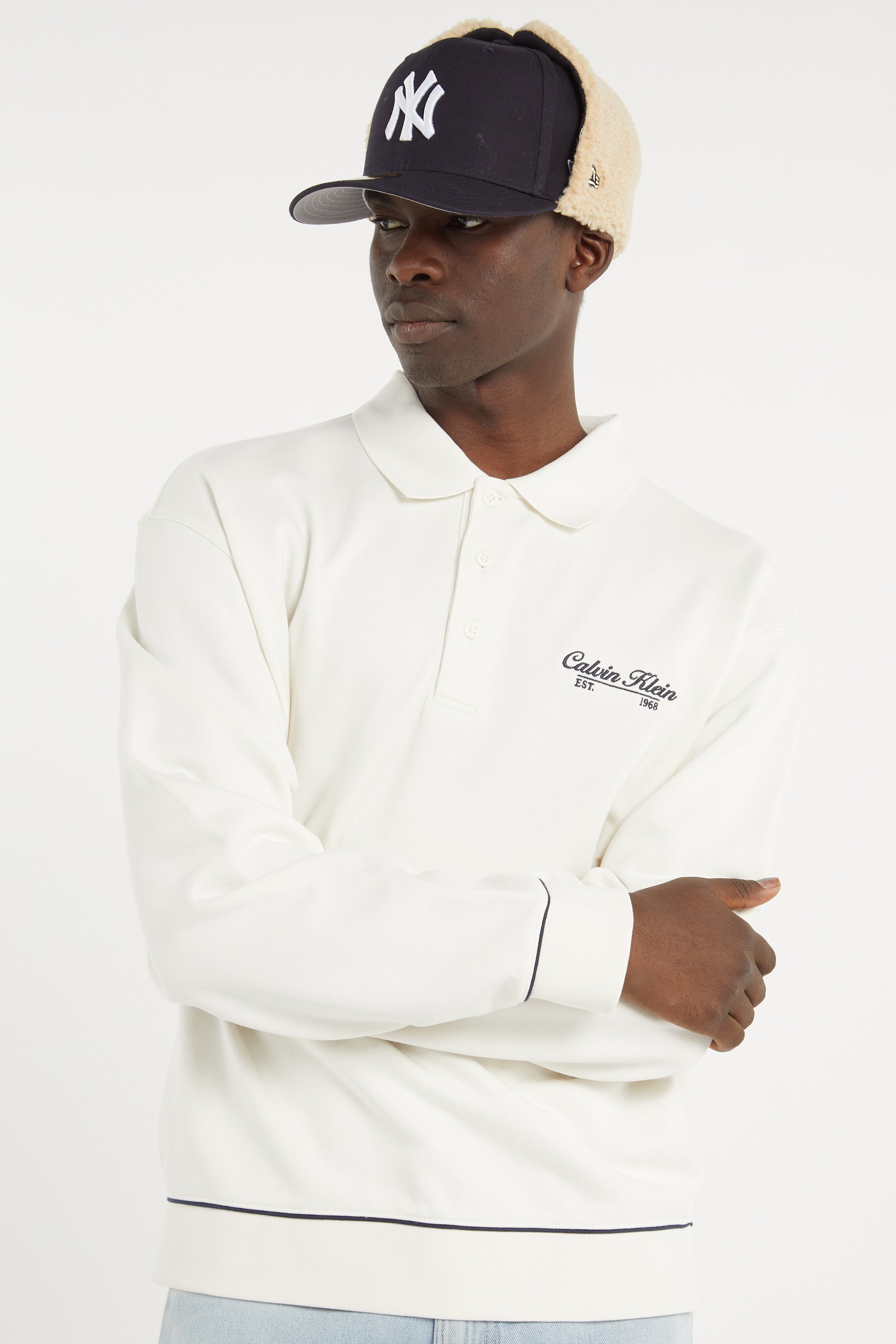 Polo | Blanc CALVIN KLEIN Homme