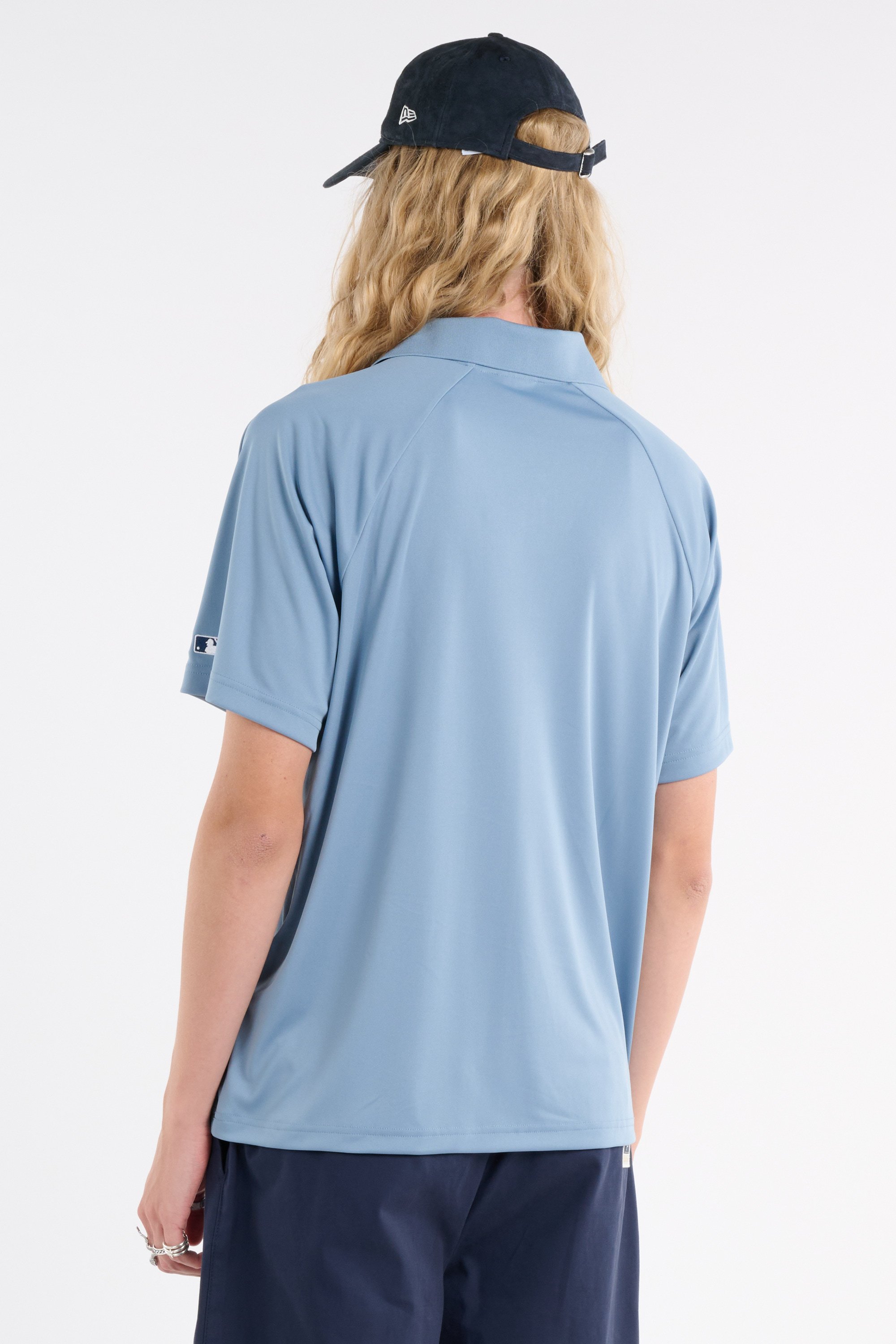 Regular-fit cotton piqué polo shirt | Blue CHAMPION Men
