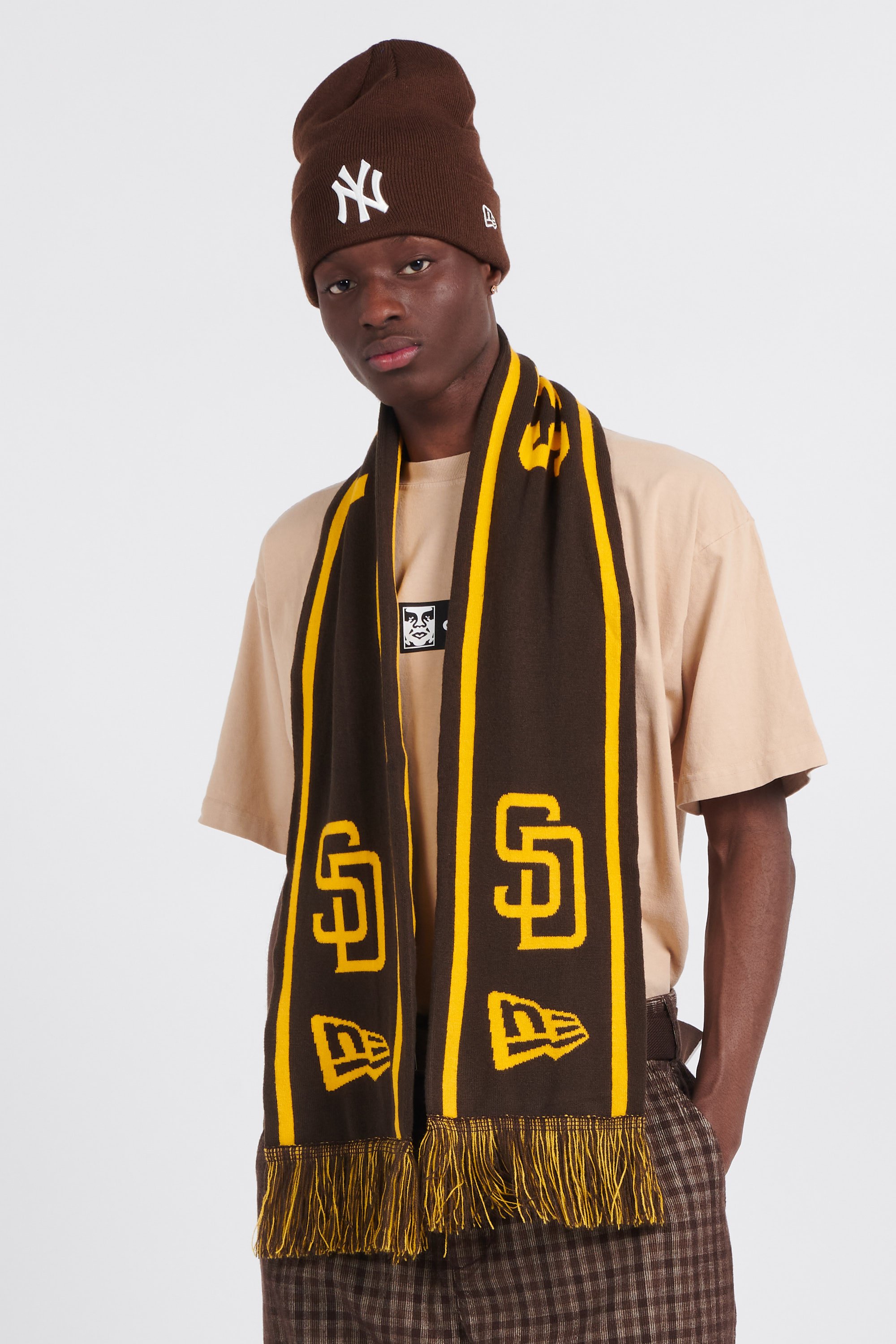 Echarpe  NEW ERA Marron