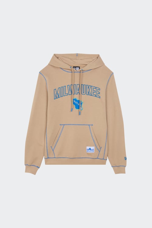NEW ERA Hoodie Beige