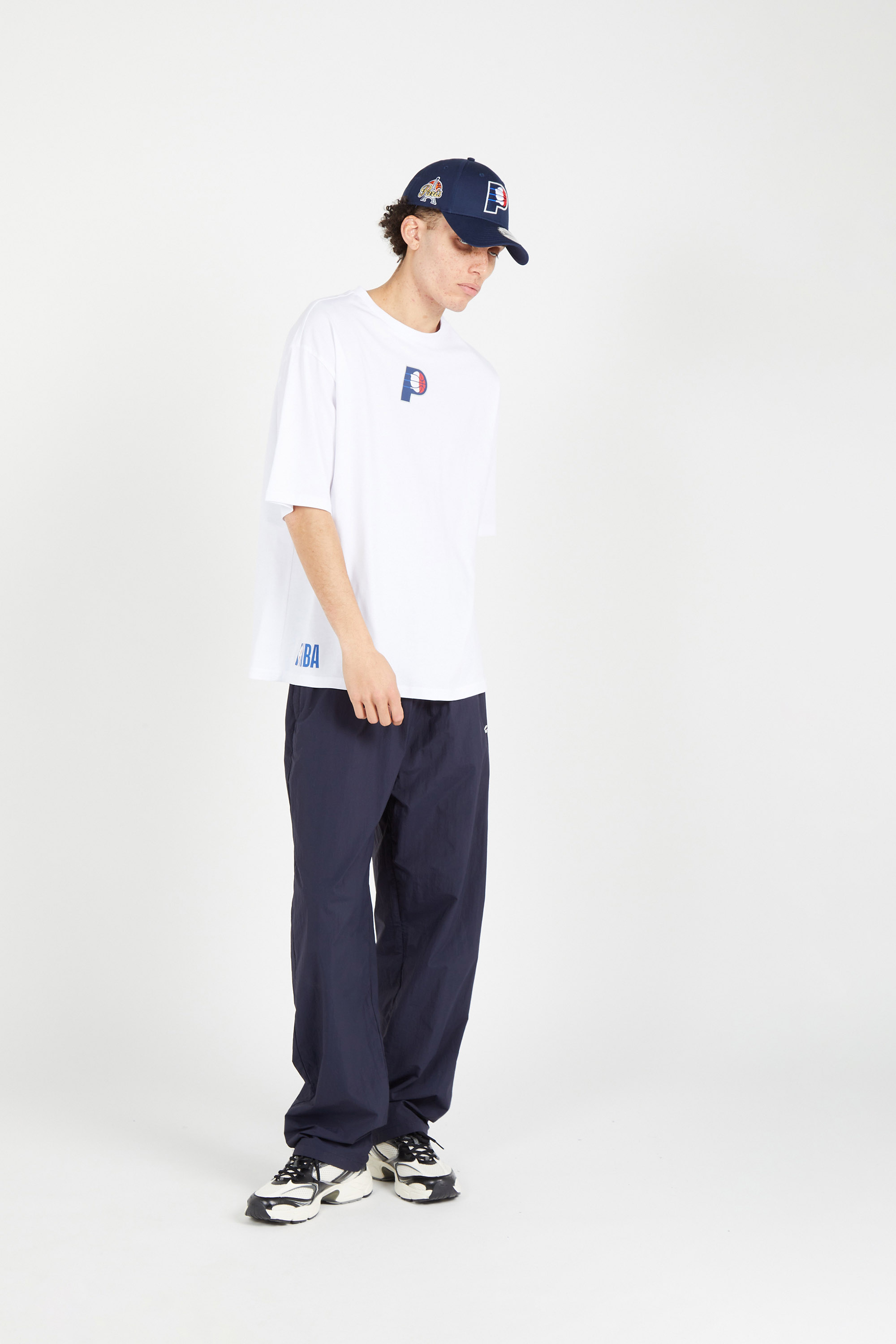 Regular-fit round-neck cotton T-shirt White
