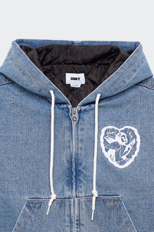 OBEY Veste Bleu