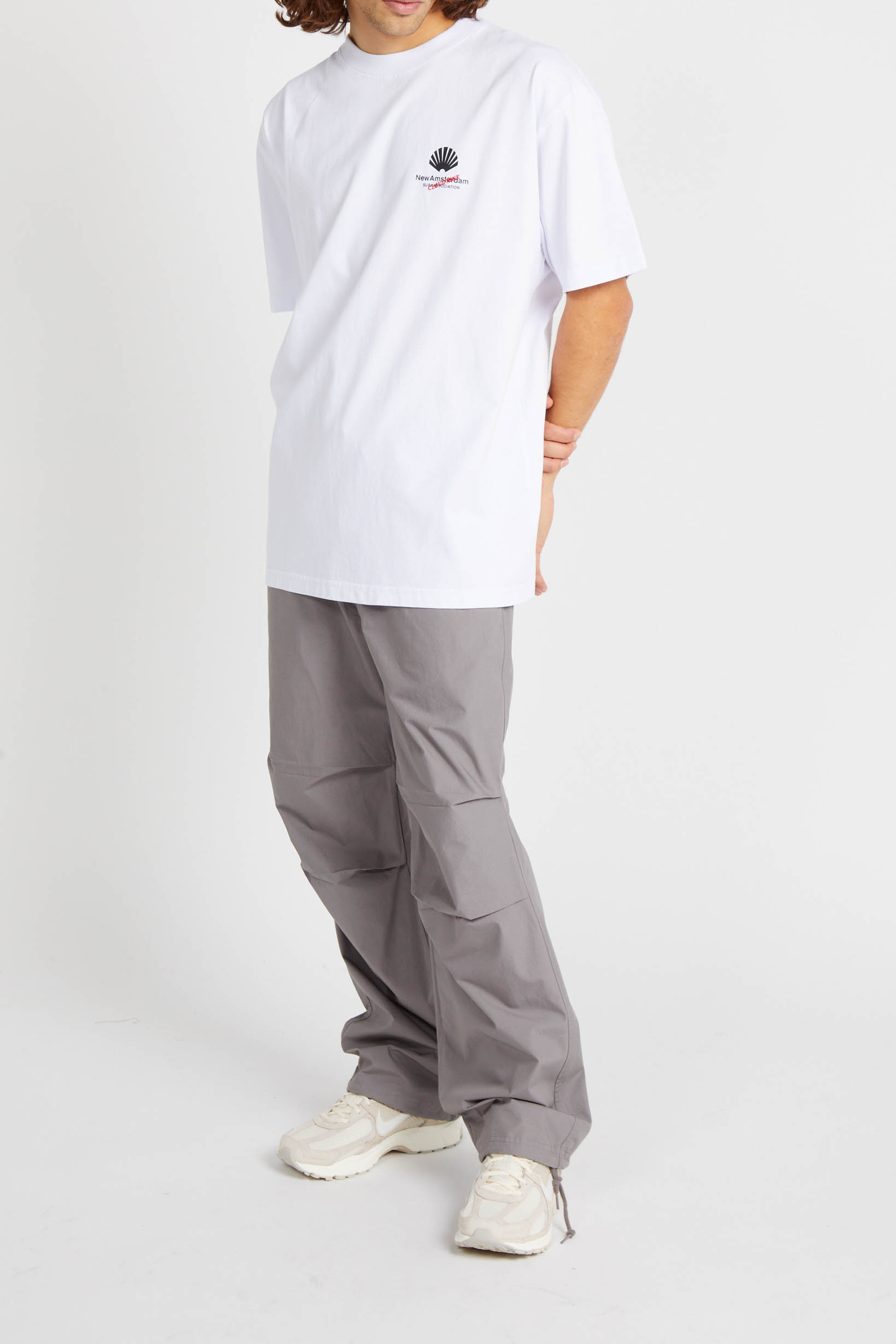 Pantalon parachute OBEY Bleu