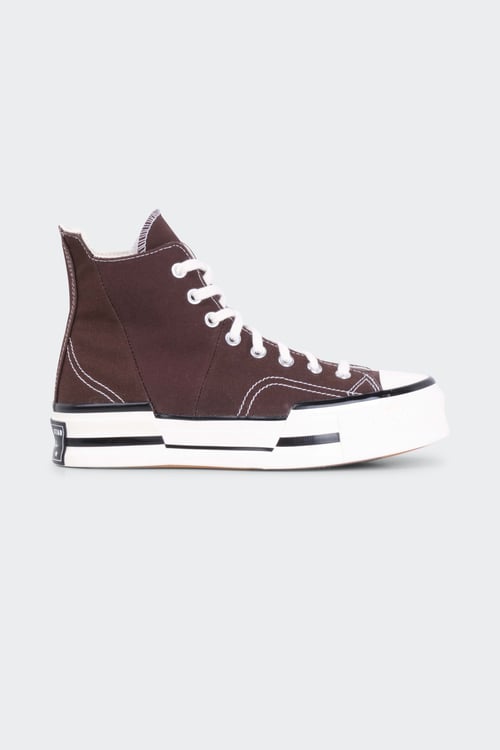 Converse cuir on sale femme marron