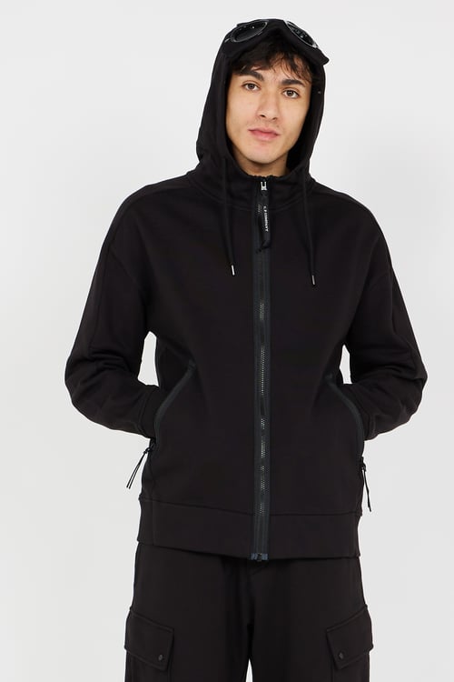 C.P. COMPANY Hoodie zippé Noir
