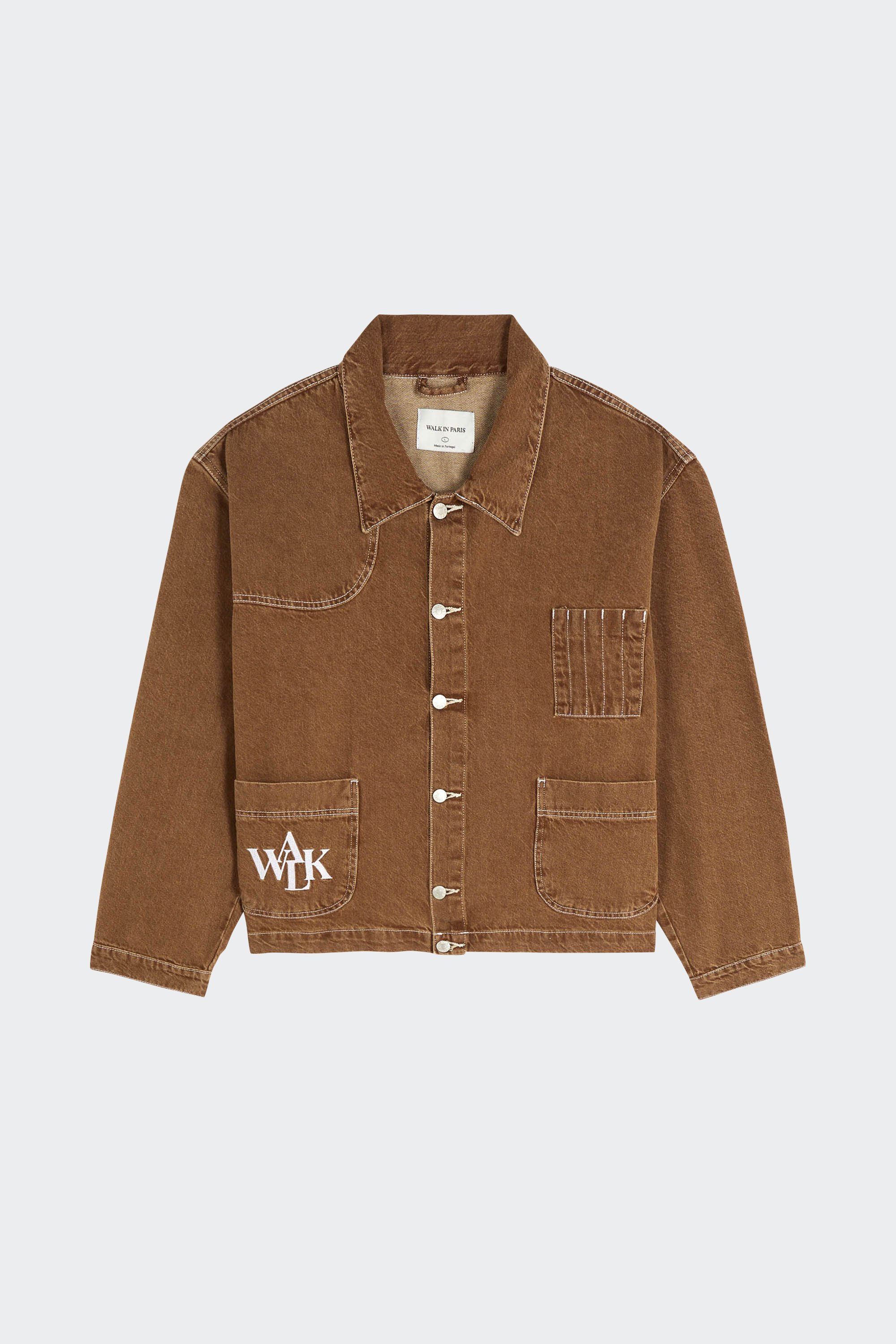 Jacket | Brown by WALK IN PARIS Jacket Brown