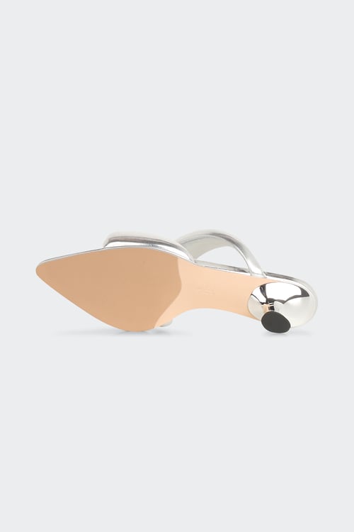 JW PEI Mules Argent