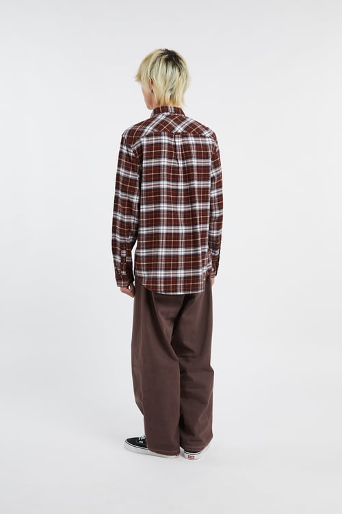 TOMMY JEANS Shirt Brown