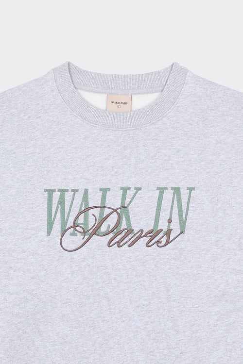 WALK IN PARIS Sweatshirt Gris