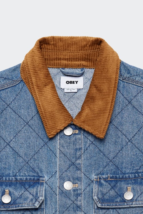 OBEY Veste Bleu